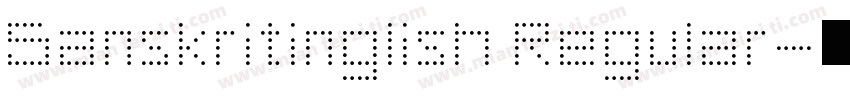 Sanskritinglish Regular字体转换